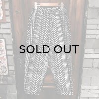 {NO MAD NUMSKULL} ORIGINAL PATTERN LONG PANTS / "BONE"