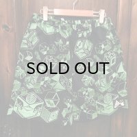 {NO MAD NUMSKULL} ORIGINAL PATTERN SHORT PANTS / "square"