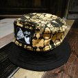 画像1: {NO MAD NUMSKULL} BUCKET HAT / "FRANKEN" / BLACK×YELLOW (1)