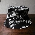 画像1: {NO MAD NUMSKULL} BUCKET HAT / "TEETH" / BLACK×WHITE (1)