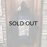 {MOMENTARY PSYCHO ART} "UNTITLE" ZIP PARKA / BLACK