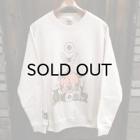 {MOMENTARY PSYCHO ART} "Letter From The North" CREW NECK SWEAT / NATURAL