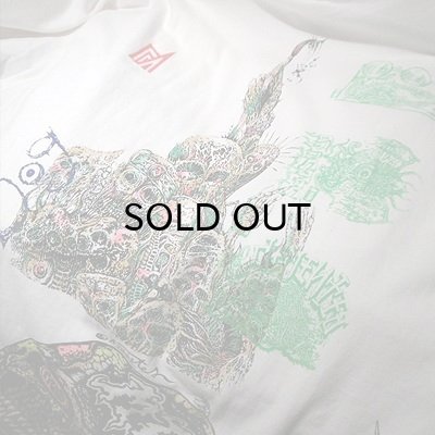 画像5: {MOMENTARY PSYCHO ART} RFD "4" Anniversary MULTI PRINT T-SHIRTS / WHITE