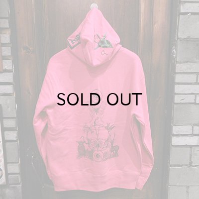 画像1: {MOMENTARY PSYCHO ART} "Letter From The North" P/O PARKA / PINK