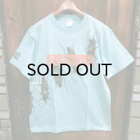 {MOMENTARY PSYCHO ART} "Cock roach" MULTI PRINT T-SHIRTS / MINT