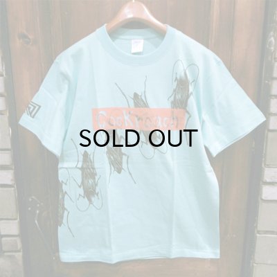 画像1: {MOMENTARY PSYCHO ART} "Cock roach" MULTI PRINT T-SHIRTS / MINT