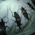 画像4: {MOMENTARY PSYCHO ART} "Cock roach" MULTI PRINT T-SHIRTS / MINT (4)