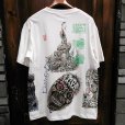 画像2: {MOMENTARY PSYCHO ART} RFD "4" Anniversary MULTI PRINT T-SHIRTS / WHITE (2)