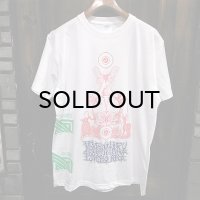 {MOMENTARY PSYCHO ART} "Letter From The North" MULTI PRINT T-SHIRTS / WHITE