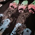 画像3: {MOMENTARY PSYCHO ART} "manson" MULTI PRINT T-SHIRTS / BLACK (3)