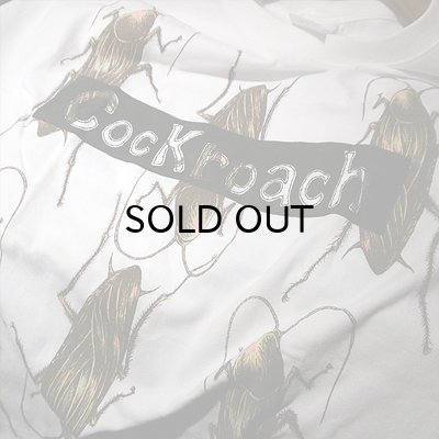 画像2: {MOMENTARY PSYCHO ART} "Cock roach" MULTI PRINT T-SHIRTS / WHITE