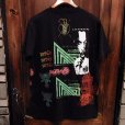 画像2: {MOMENTARY PSYCHO ART} "Letter From The North" MULTI PRINT T-SHIRTS / BLACK (2)