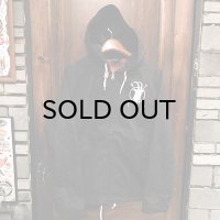 {MOMENTARY PSYCHO ART} "Letter From The North" ZIP JACKET / BLACK