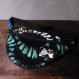 画像1: {NO MAD NUMSKULL} WAIST POUCH / "TEETH" / BLACK×GREEN (1)