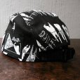 画像2: {NO MAD NUMSKULL} CYCLE CAP / "TEETH" / BLACK×WHITE (2)