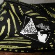 画像2: {NO MAD NUMSKULL} WAIST POUCH / "BONE" / BLACK×YELLOW (2)