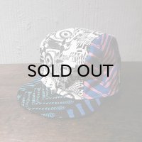 {NO MAD NUMSKULL} CYCLE CAP / "EYE×BONE" / CRAZY PATTERN