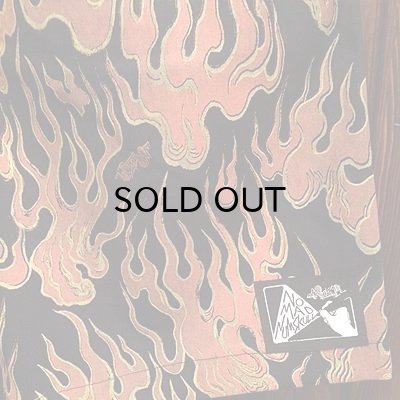 画像5: {NO MAD NUMSKULL} ORIGINAL PATTERN SHORT PANTS / FIRE / BLACK×ORANGE