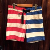 {ROLLING CRADLE} CONVICT BORDER SHORTS / RED×BLUE