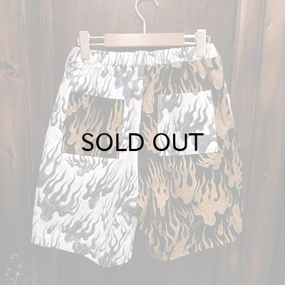 画像4: {NO MAD NUMSKULL} ORIGINAL PATTERN SHORT PANTS / FIRE / (M)