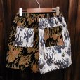 画像2: {NO MAD NUMSKULL} ORIGINAL PATTERN SHORT PANTS / FIRE / (S) (2)