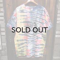 {NO MAD NUMSKULL} TIE DYE S/S T-SHIRTS / RED×BLUE×YELLOW