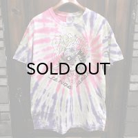{NO MAD NUMSKULL} TIE DYE S/S T-SHIRTS / PINK×LIME×PURPLE / (L)