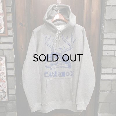 画像1: {PARADOX} "Skull Soldier" Hoodie / GRAY