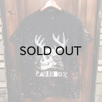 {PARADOX} "Skull Soldier" DYE S/S T-SHIRTS / BLACK×BLUE×RED / (M)