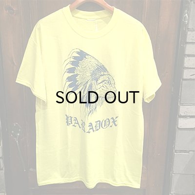 画像1: {PARADOX} "Indian cat" S/S T-SHIRTS / 蛍光YELLOW