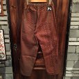 画像2: {NO MAD NUMSKULL} ORIGINAL PATTERN LONG PANTS / "BONE" / BROWN×BLACK×GREEN (2)