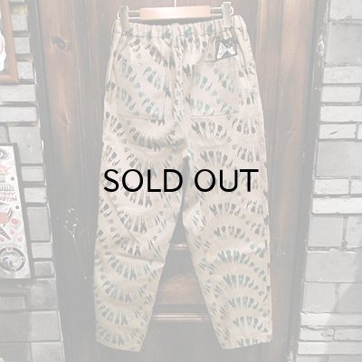 画像2: {NO MAD NUMSKULL} ORIGINAL PATTERN LONG PANTS / "TEETH" / LIGHT BEIGE×BLACK×GREEN