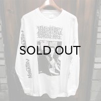 {MOMENTARY PSYCHO ART} "WINDOW" L/S T-SHIRTS / WHITE