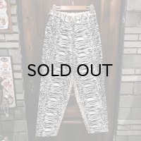 {NO MAD NUMSKULL} ORIGINAL PATTERN LONG PANTS / "MOUNTAIN" / BLACK&WHITE