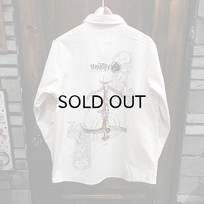 画像1: {MOMENTARY PSYCHO ART}  "Christ" L/S SHIRTS / 生成り / (L)