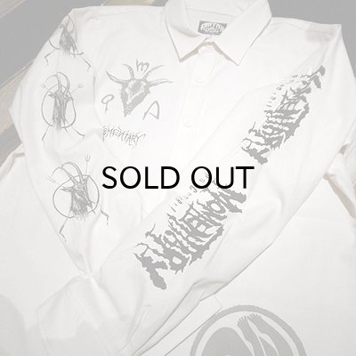 画像3: {MOMENTARY PSYCHO ART}  "RUINED" L/S SHIRTS / 生成り / (M)