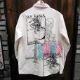 画像1: {MOMENTARY PSYCHO ART}  "MULTI PRINT" L/S SHIRTS / 生成り / (L) (1)