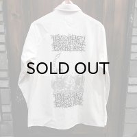 {MOMENTARY PSYCHO ART}  "RUINED" L/S SHIRTS / 生成り / (L)