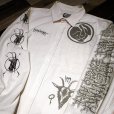 画像4: {MOMENTARY PSYCHO ART}  "L.F.T.N" L/S SHIRTS / 生成り / (M) (4)