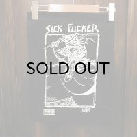 {MOMENTARY PSYCHO ART} "SICK FUCKER" 布バックパッチ