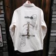 画像1: {MOMENTARY PSYCHO ART}  "Christ" L/S SHIRTS / 生成り / (XL) (1)