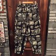 画像2: {NO MAD NUMSKULL} ORIGINAL PATTERN LONG PANTS / "PATCH" / BLACK×BEIGE (2)