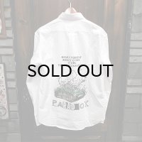 {PARADOX} "WAR IS OLD" B/D L/S SHIRT / WHITE / L