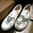 画像1: {MOMENTARY PSYCHO ART} "HAND PAINT" Slip-on / 27cm / "GOAT" (1)