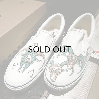 画像1: {MOMENTARY PSYCHO ART} "HAND PAINT" Slip-on / 27cm / "GOAT"