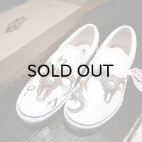 {MOMENTARY PSYCHO ART} "HAND PAINT" Slip-on / 27.5cm / "GOAT"