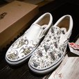 画像1: {MOMENTARY PSYCHO ART} "HAND PAINT" Slip-on / 28cm / "GOAT&FLY" (1)