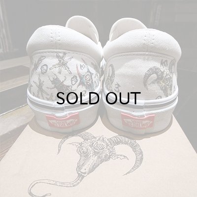 画像3: {MOMENTARY PSYCHO ART} "HAND PAINT" Slip-on / 28cm / "GOAT&FLY"