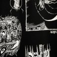 画像3: {MOMENTARY PSYCHO ART} "MULTI PRINT" L/S T-SHIRTS / BLACK / (L) / "SICK FUCKER" (3)