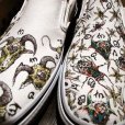 画像2: {MOMENTARY PSYCHO ART} "HAND PAINT" Slip-on / 28cm / "GOAT&FLY" (2)